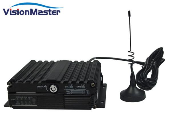 128GB Black Mobile Cctv Dvr For Vehicles / Van / Cab / Truck 4G Function