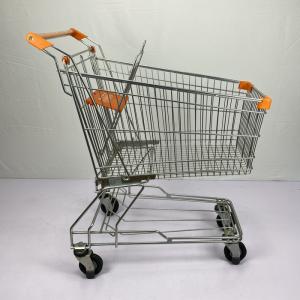 Quality Asian Style 125L Conventional Metal Handcart Chain Supermarket Warehouse Trolley With High Sales Volume wholesale