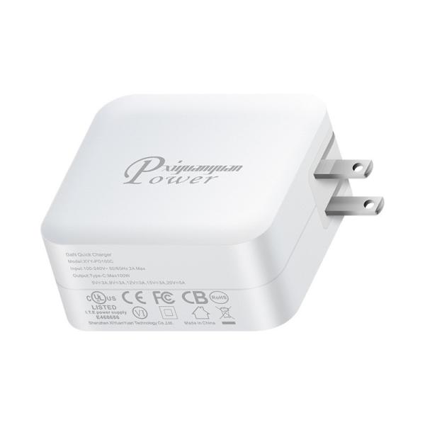 Cheap High Power Qc 3.0 Usb Wall Charger 100w Gan Travel Charger Overvoltage Protection for sale