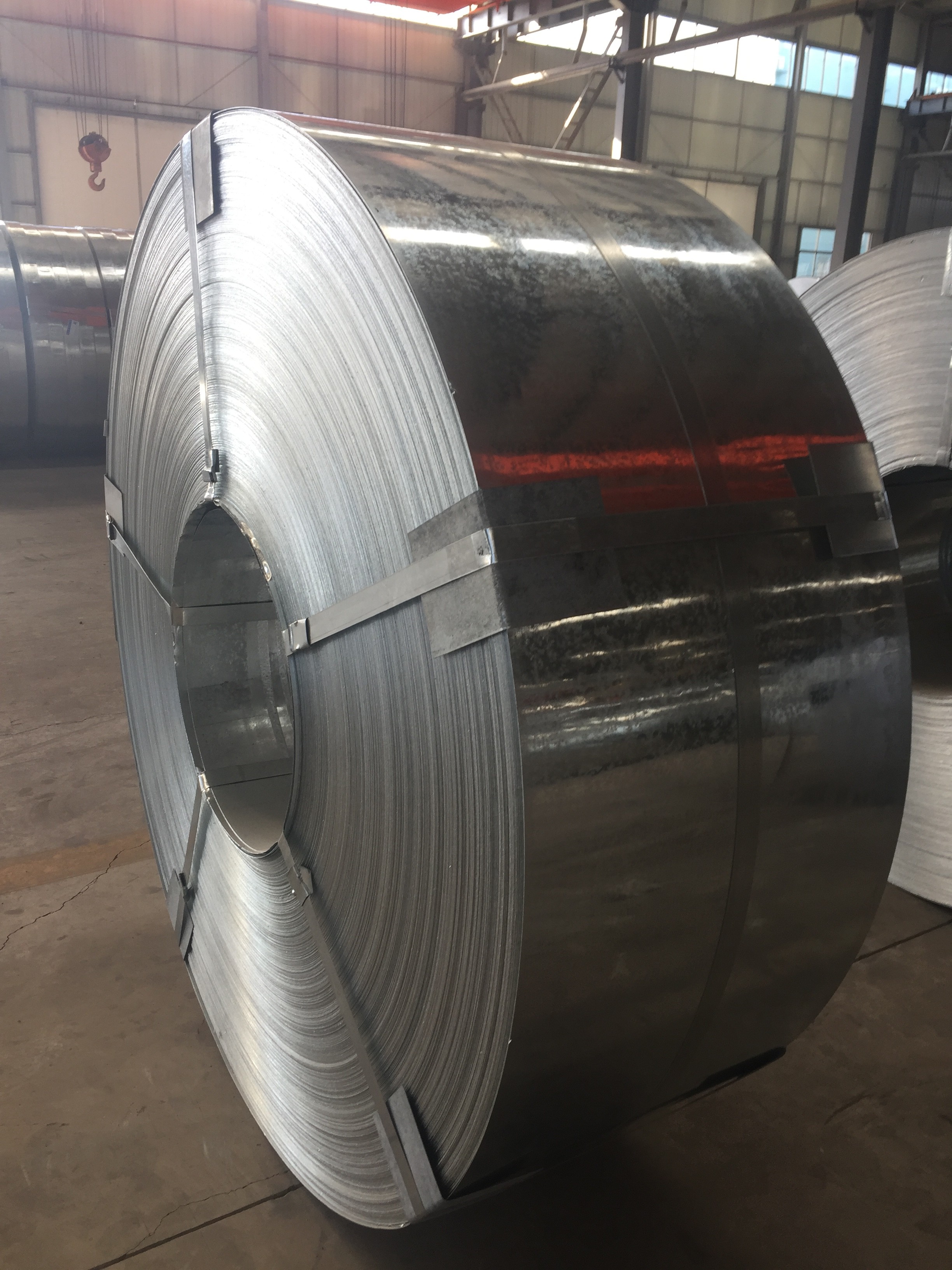 Z180 0.3*200 Galvanised Metal Strip , Galvanized Steel Tape Zinc Coating