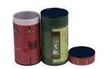 Varnishing Paper Composite Cans 120gsm Material , Cardboard Tube Packaging