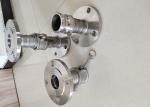 F304 stainless steel C type flange quick coupling fluid pipe connection