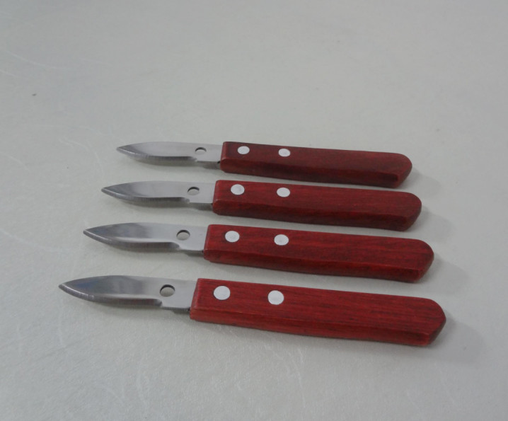 Rapuveits Set 4x And Lobster Knife With Wooden Handle For Seafood Knife From China