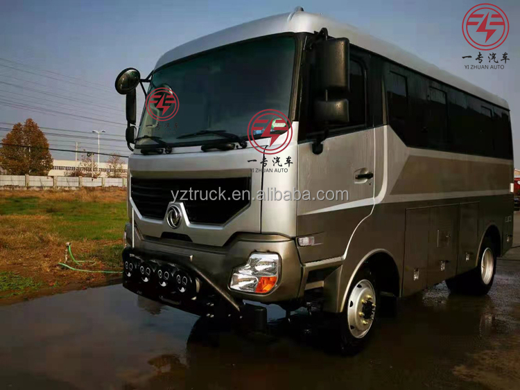 Off Road Tour Travel Mini Bus 4x4 6 Seats RVs Campers Truck Motorhome Camper Van with 1