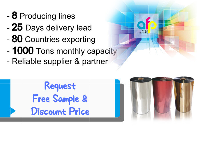 Chemically Treated Polyester Metallized Thermal Laminate Film for Offset Printing
