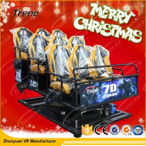Quality Comfortable Motion Chair 5D Movie Theater With Bubble / Rain / Wind Effect wholesale