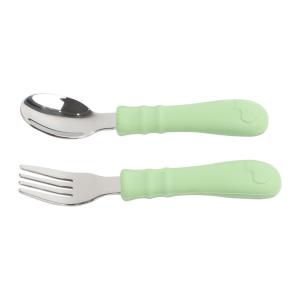 Quality Baby Silicone Food Feeder Spoon and Fork Customized Silicone Products Heat Insulation wholesale