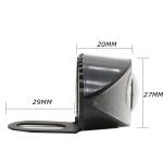 Custom 300LM 6000K Motorcycle LED Headlights Hawk Eye Lights 10SMD