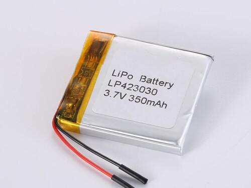 LP423030 3.7V 350MAH Long-lasting Lithium Polymer Battery for Rechargeable