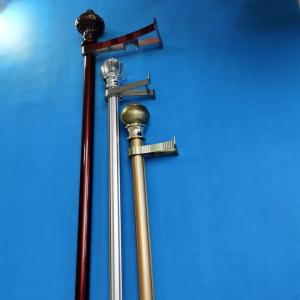 Quality Polished Metal 22 Inch Window Decorative Cast Iron Pipe Curtain Rod wholesale