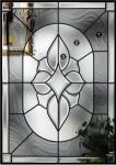 Brass caming decorative glass