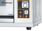 240V Commercial Stainless Steel Bread Deck Oven Gas Type Single Deck Three Trays