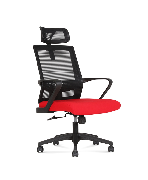 High Back Red Ergonomic Mesh Executive Chairs with home office chair