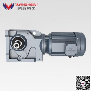 Quality Wanshsin 20CrMnTi Helical Bevel Gear Motor K Series Foot Mounted wholesale