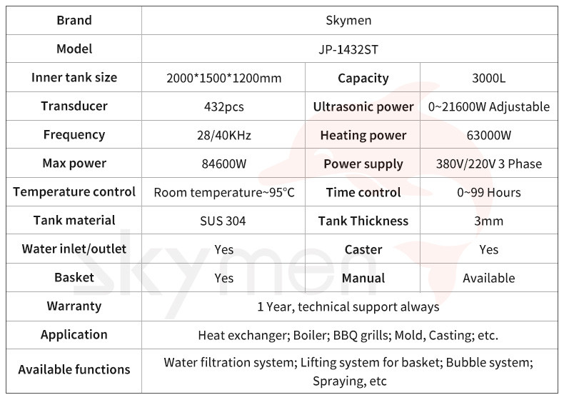 1700 Gallon 28KHz Ultrasonic Washing Machine For Coal Fired Boiler