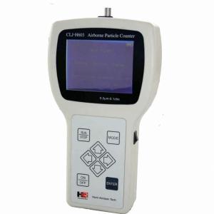 China Rechargeable Li Ion Battery Ft3 M3 Handheld Particle Counter on sale