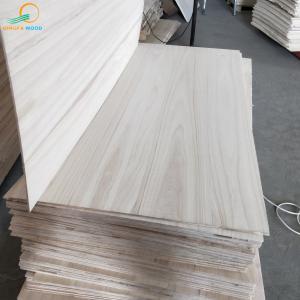 Quality Natural Or Bleached Paulownia Wood 2440x1220mm M3 For Solid Wood Panel wholesale