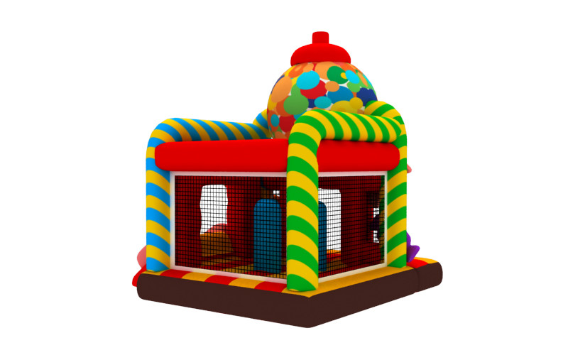 Manufacturer Inflatable Bouncy House With Slide New Design Candy Inflatable Combo