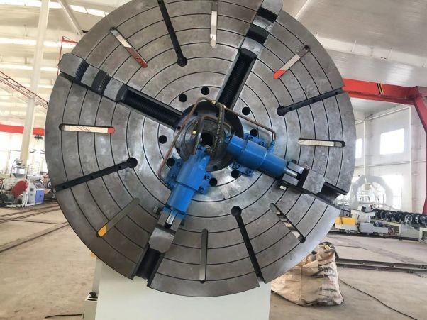 Siemens PLC Controlled Insulated Pipe Making Machine For PU Foam Material
