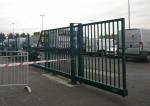 60*60mm Sliding Outdoor Fence Gate Pvc Coated Metal Frame Welded Wire Mesh Or
