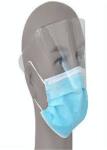 Clear Shield Type Disposable Face Mask Ultrasonic Sealing For Comfort Fit