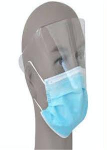 Quality Clear Shield Type Disposable Face Mask Ultrasonic Sealing For Comfort Fit wholesale