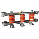 Modern Metal Steel Highway Roller Guardrail for Road Safety on Highways