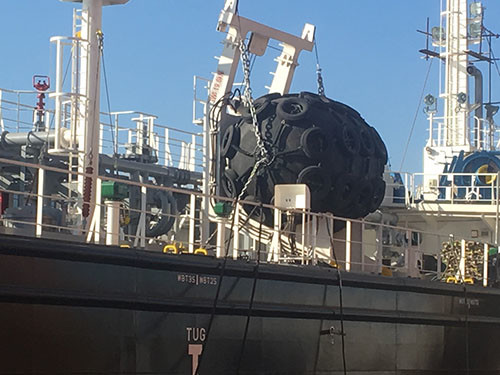 D700mm*L1500mm Floating Yokohama Pneumatic Fender Safe Reliable Wide Application