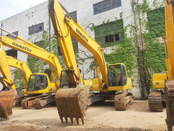 Used Origin Komatsu Excavator PC220 with Free Spare Parts 1 Year Warranty, Track