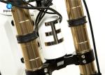 White Enduro Bike Frame Full Suspension Frame 135-155mm Drop Out