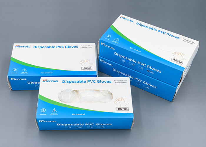 Disposable PVC Glove Protection From Unwanted Or Dangerous Substances.