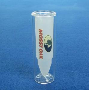 Quality Bullet Shaped Double Wall 45ml Unique Shot Glasses wholesale