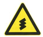 Road Traffic Signs Plate Supplier Yellow and Black Color Triangle Board Aluminum