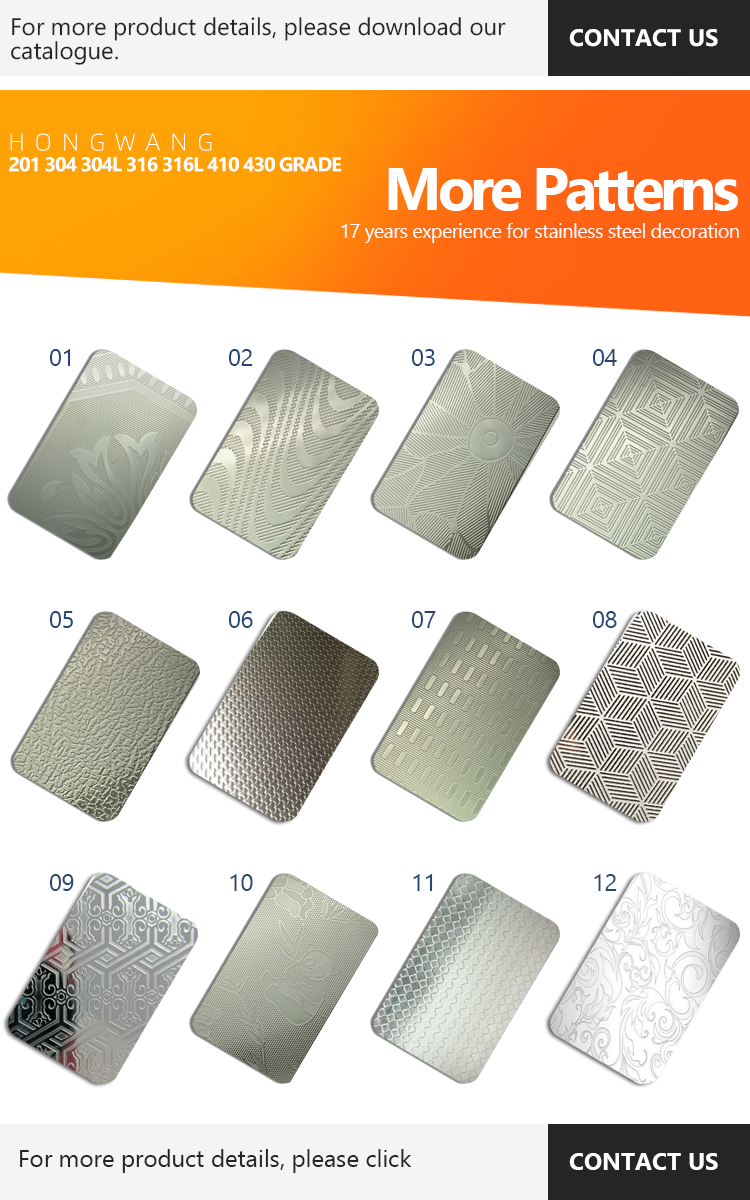 AISI Decorative Stainless Steel Sheet 0.4 Mm