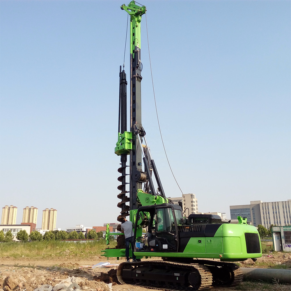 80kNM Hydraulic Rotary Drilling Rig Small Bore Multifunctional Excavator Screw Pile