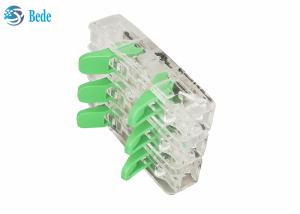Quality Universal Wire And Cable Quick Wire Connector PA66 3 Input 3 Output 450V wholesale