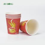 Brown Corrugated Disposable Biodegradable Paper Cups For Hot Drinks