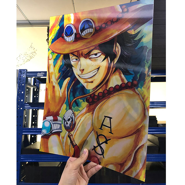 One Piece 3D Lenticular Poster Animation Characters Luffy And Zoro Prints