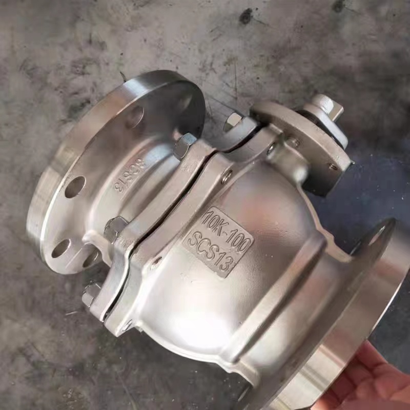 JIS 2PC Flange Ball Valve Stainless Steel Ball Valve