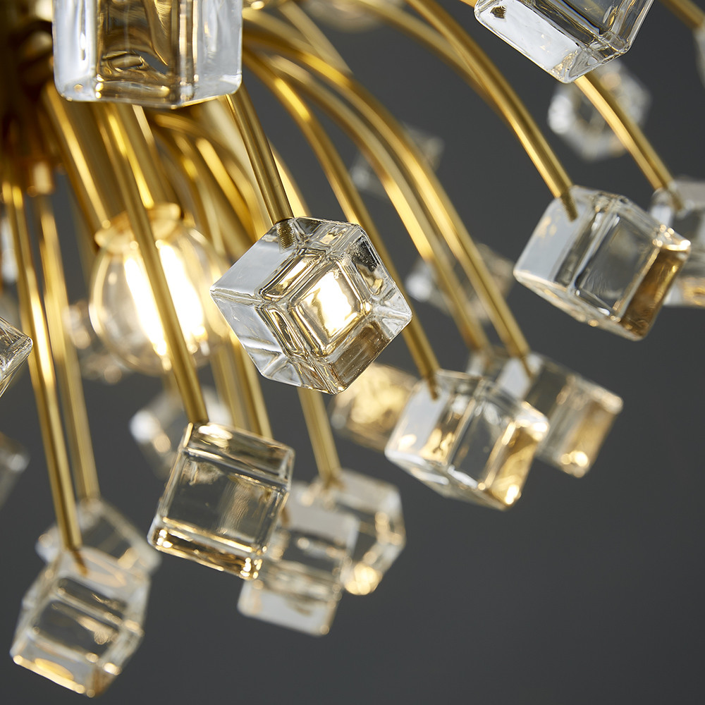 Modern Colorful Crystal Ceiling Chandeliers For Bedroom Living Room Led Round Ceiling Lamp(WH-CA-51)