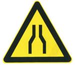 Narrow road sign