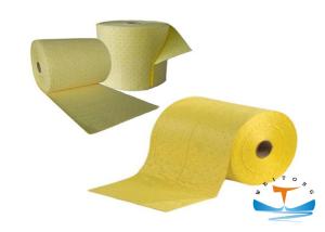 Quality Spill Response Hazmat Yellow Chemical Absorbent Roll wholesale