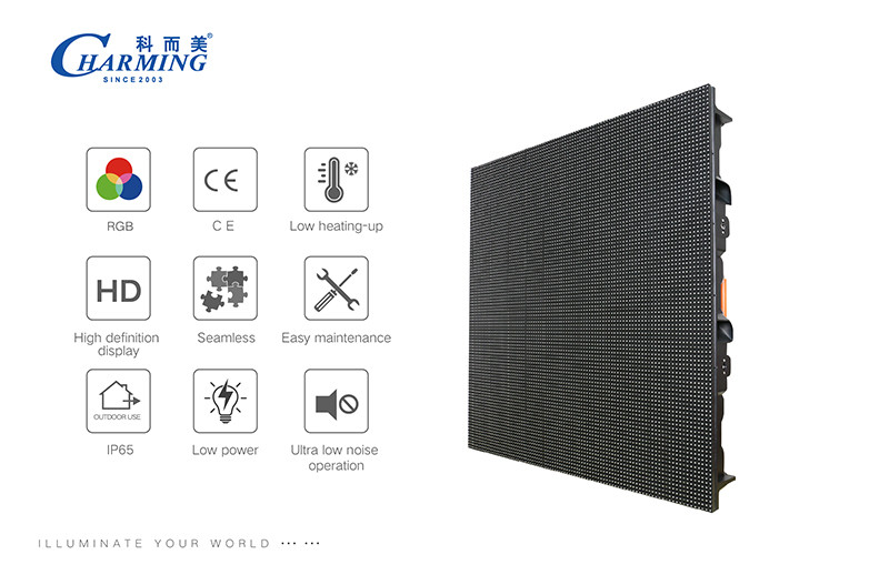 P5 Seamless Outdoor LED Advertising Screen Pole Mounted 320x160mm
