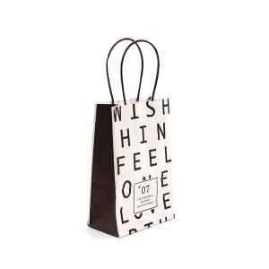 Quality Takeaway Kraft Handle Paper Bags With Logo 10kg Carry Weight wholesale