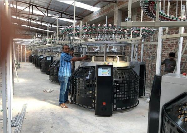 Professional Large Diameter Circular Knitting Machine For Knitting Upscale