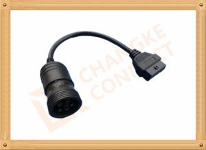 Quality 6 Pin Female OBD Extension Cable to OBDII 16 Pin Adapter Cable CK-MFTD006 wholesale