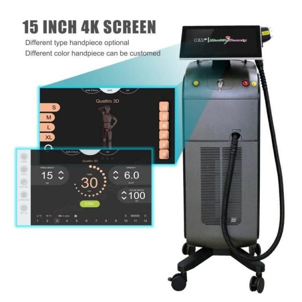 1600W Power Supply 808nm Diode Laser XL Hair Removal Epliator For Stationary