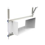 Anodized Silver Seismic Brace For Pipe Seismic Protection Aluminum Bracket