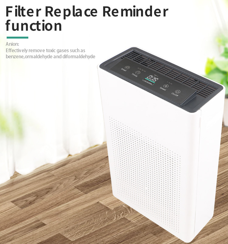 40W HEPA Carbon Filter Air Purifier 220M3/H Remote Control