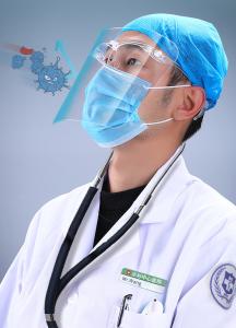 Quality PVC Protective Face Shield Transparent Antivirus Kitchen Oil Splash Proof Mask wholesale